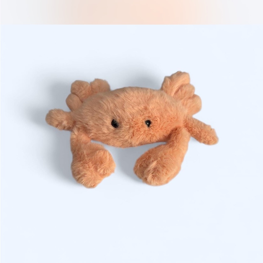 Jellycat Fluffy Orange Crab Plush